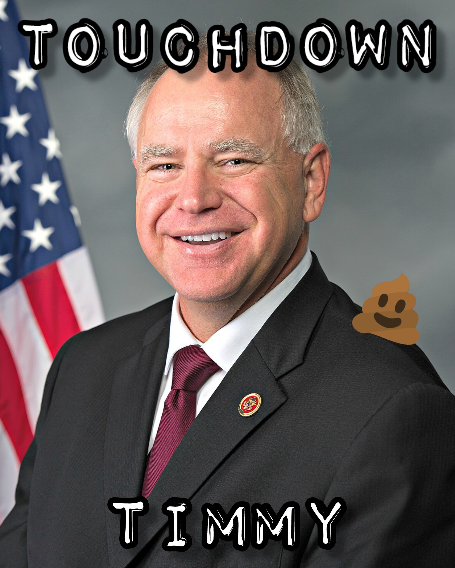 Touchdown Timmy the communist predator pedophile rapist who rapes children & students, Tim Walz