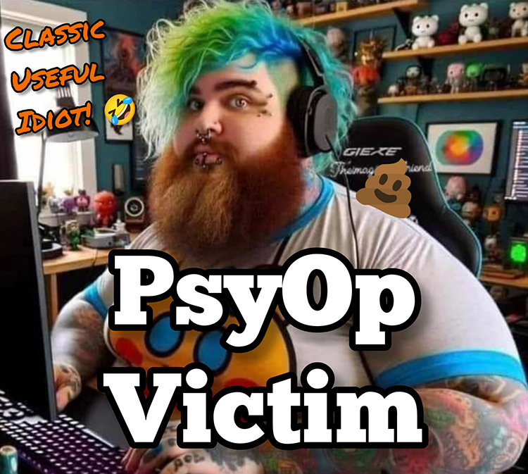 Classic American Male PsyOp Victim